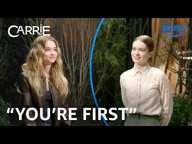 The Cast of Carrie Plays Question Pong (ft. Summer H Howell, Alison Thornton, & More) | Prime Video
