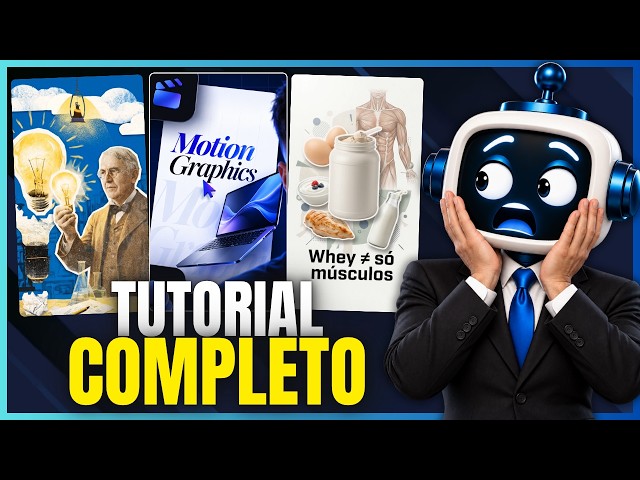 O JEITO CERTO DE CRIAR MOTION GRAPHICS COM IA DE GRAÇA