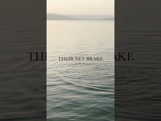 After Empty Nets All Night, This Catch Tore the Net — Luke 5:6