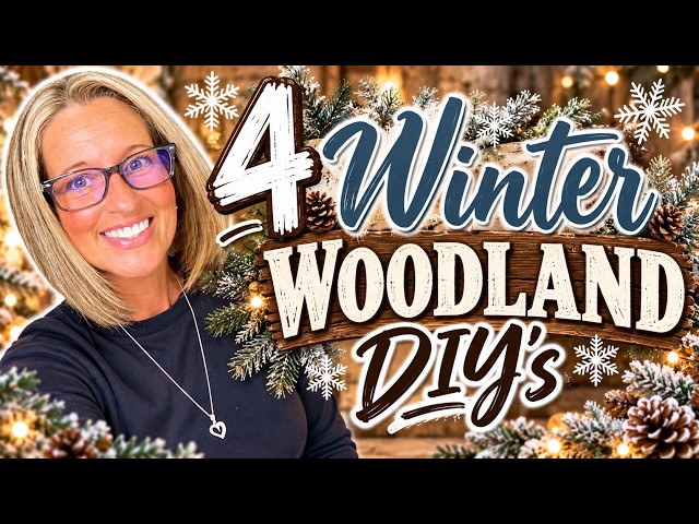 4 Winter Woodland DIYs | Cozy Winter Decor Ideas | Mystery Box Challenge