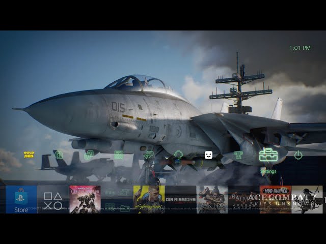 Ace Combat 7 Dynamic Theme For PS4 