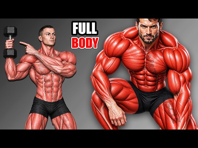 30 Min Full Body Dumbbell Workout to Build Muscle Faster!