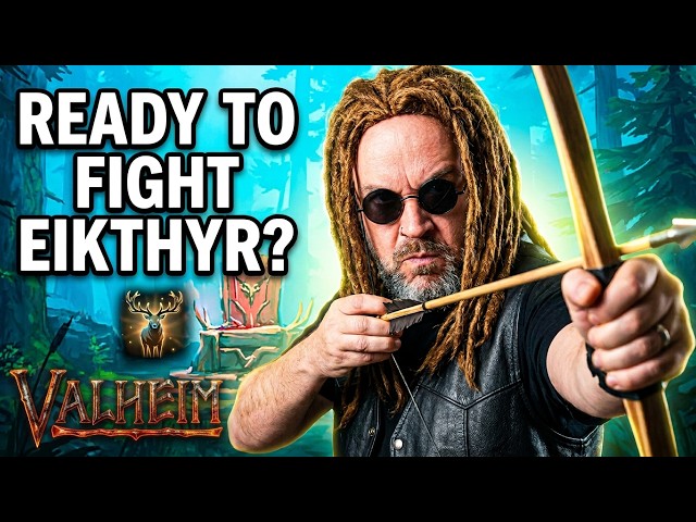 Valheim Survival: Getting Ready to Face Eikthyr! 🏹 Last Little Bits of Prep | LIVE