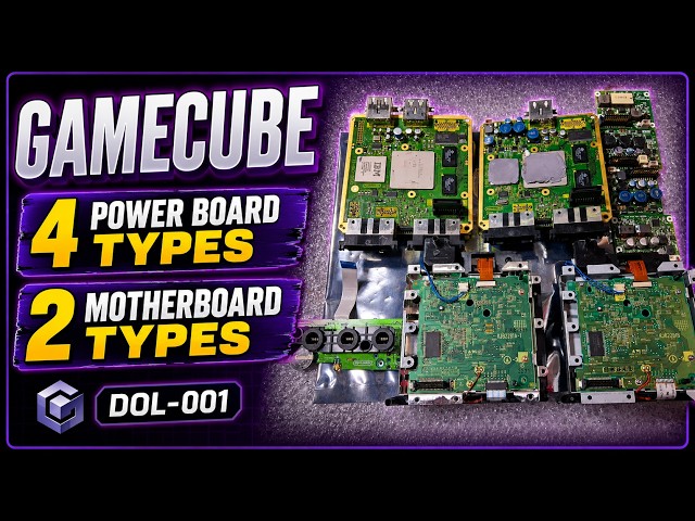 Nintendo GameCube Has A Few Makes & Models of the DOL-001 Bottom Power Board
