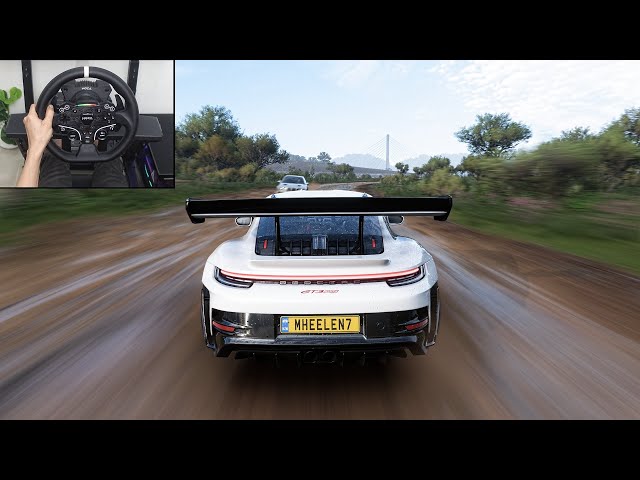 890HP PORSCHE 911 GT3 RS -FORZA HORIZON 5-MOZA R5 |STEERING WHEEL GAMEPLAY