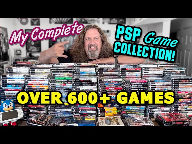 I Finally Completed the North American PSP GAME Collection!