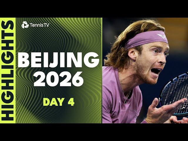 Zverev Faces Shang; Medvedev, Rublev & De Minaur In Action | Beijing 2026 Highlights Day 4