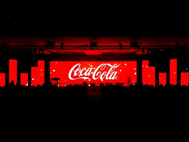Coca-Cola Conference - Minimalist & Immersive 360 Stage Visuals Projection Mapping Idents by MELT