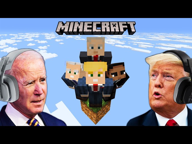 US Presidents Play Minecraft One Block - Part 3