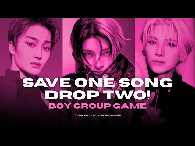 SAVE ONE SONG | OLD AND NEW (KPOP BOY GROUP GAME)