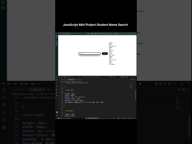 JavaScript Mini Project - Student Profile Builder (Part 1 / Incomplete)! 👨‍🎓⚡