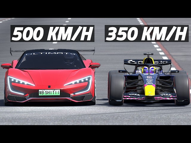 Can The Fastest Car in the World Beat An F1 Car?