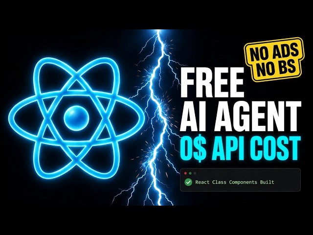 Free AI Coding Agent (No Ads, No BS) | Build React Apps LIKE A PRO! ⚡️