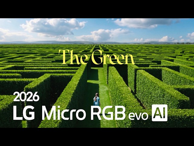 2026 LG Micro RGB evo AI : The Green | LG