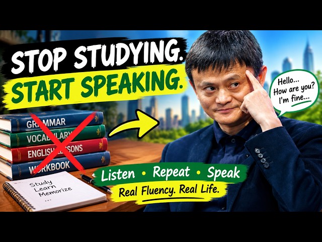 Stop Studying English — Start Speaking It! | The Simple Way to Fluency