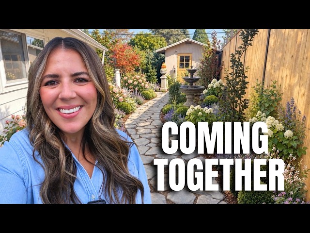 Back in the English Cottage Garden! Roses, Fall Cleanup & Project Updates🌿