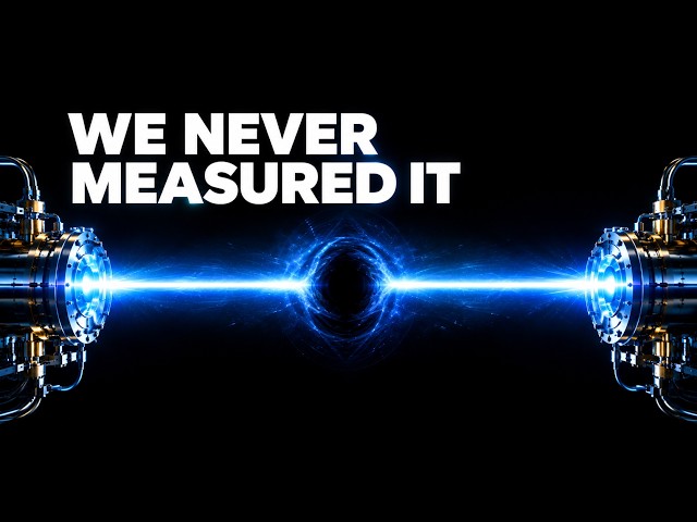 No One Has Ever Measured the Speed of Light