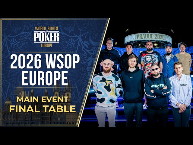 €10,000,000 GTD | WSOP Europe Main Event - Final Table (Session 2)
