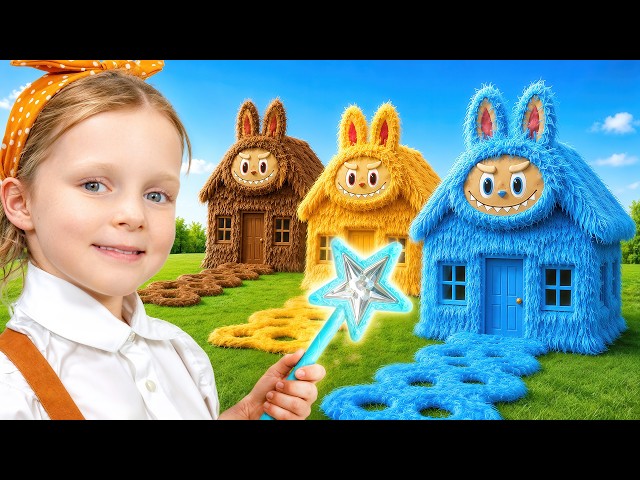 Labubu Dollhouse Adventure! Funny DIY Challenge! 🧸🏠✨