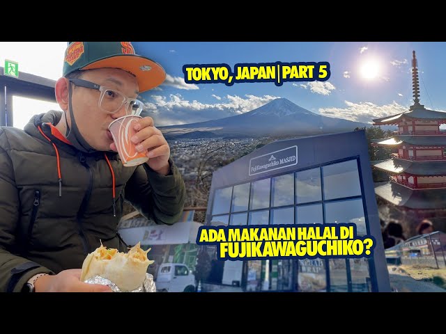 Singgah Masjid & Cuba MAKANAN HALAL DI FUJIKAWAGUCHIKO!