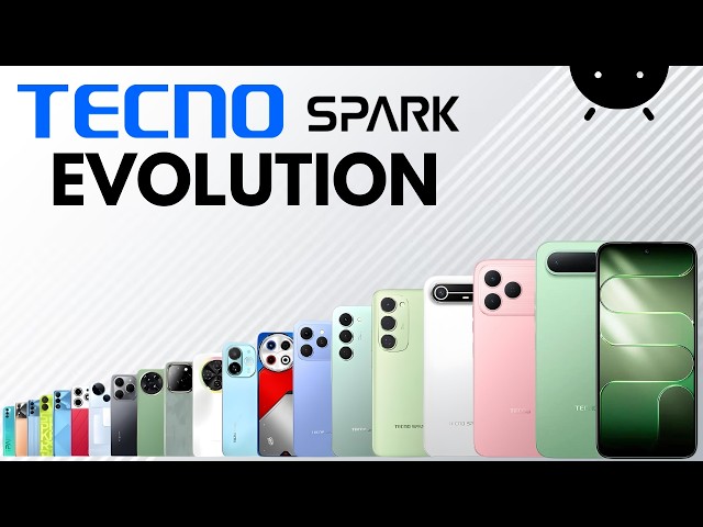 Evolution of Tecno spark | History of Tecno Spark 1 To Techno Spark 50 2026