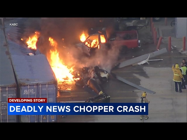 Latest on deadly news helicopter crash in Los Angeles