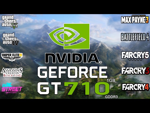 GT 710 + i5 3550s in 2026 | Test in 10 Games | GT 710 Gaming