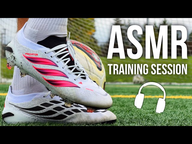 ASMR Training Session For Soccer / Football In Adidas Predator 26 Elite 