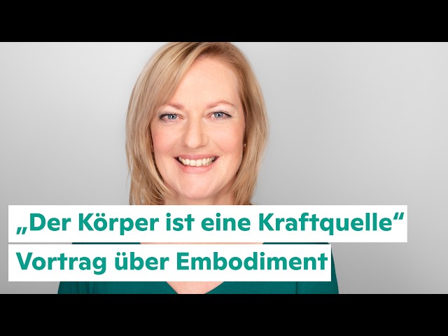 Embodiment and mindful movement - lecture by psychotherapist Ulrike Juchmann