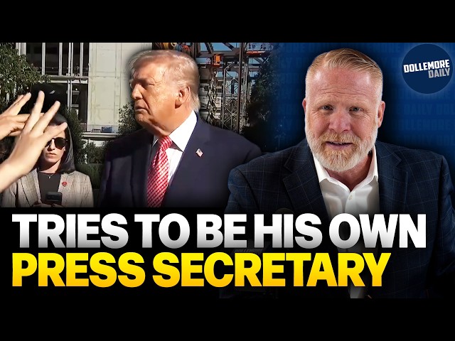 Donald Trump Has On-Camera Hallucinations Before Boarding Helicopter