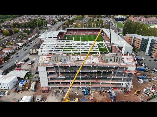 Wrexham AFC Kop Stand update October 14th PM
