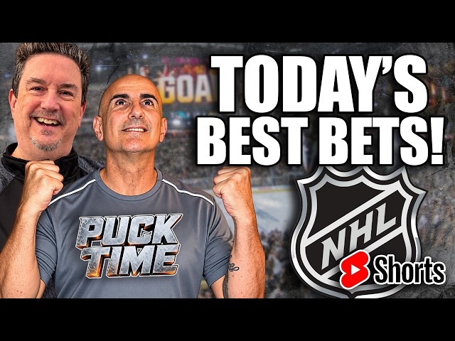 NHL Picks Tuesday: Predictions & Best Bets LIVE | PuckTime SHORTS 10/13  📱