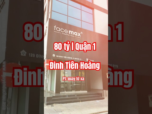 129-131 Đinh Tiên Hoàng, Q1 | 8.2x21m | 176m2 | DTS: 356m2 | Hầm+6T | 176tr/tháng | bán: 80 tỷ