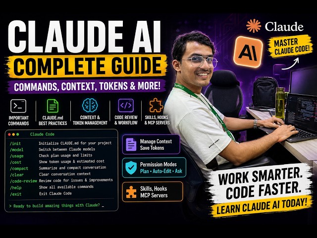 Claude AI Tutorial for Developers | Master Claude Code from Beginner to Advanced