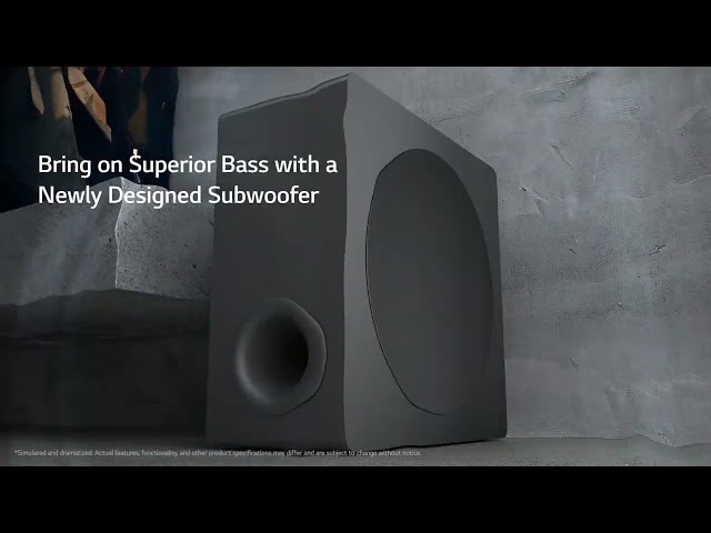 LG S90QY 5.1.3 ch High Res Audio Sound Bar with Dolby Atmos®
