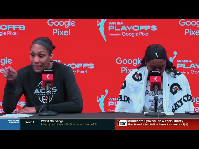🚨 Indiana Fever DEFEND fan who POINTED at A'ja Wilson, NOT EJECTED | WNBA playoffs womens basketball