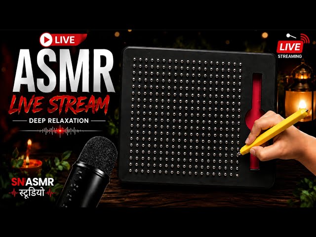 Peg Board ASMR LIVE 🔴 Satisfying Wooden Peg Sounds for Sleep & Relaxation |