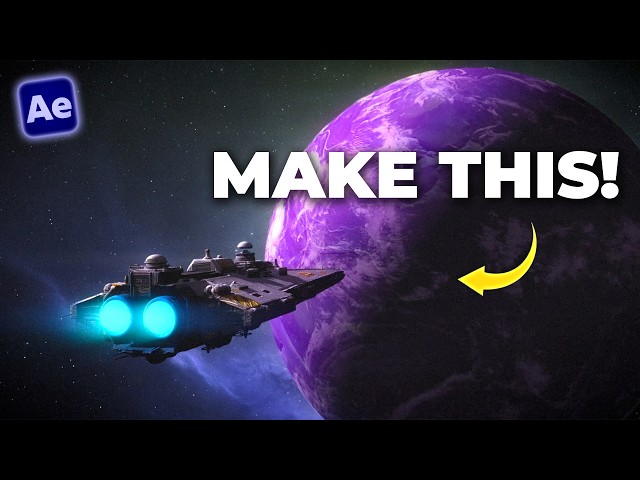 Can You Build a Space Scene in After Effects This Fast?