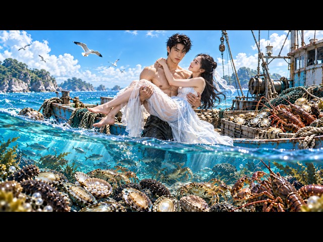 漁村小伙被繼母搶光家產住破屋！他得透視神力海底狂撈寳還抱得美嬌娘，做龍頭大哥看小人自食惡果！