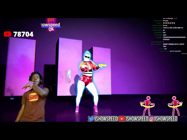 Ishowspeed Dances “One Kiss”  (RAGES) (Deleted Stream)