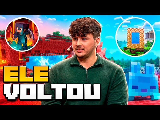 ELE VOLTOU! O MELHOR DESENVOLVEDOR DO MINECRAFT!