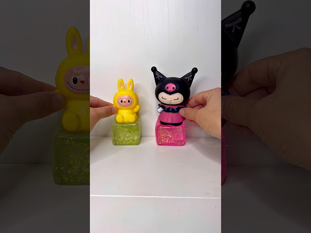 Satisfying Kuromi And Labubu play with Cube Squishy #toys #viral #squidgame