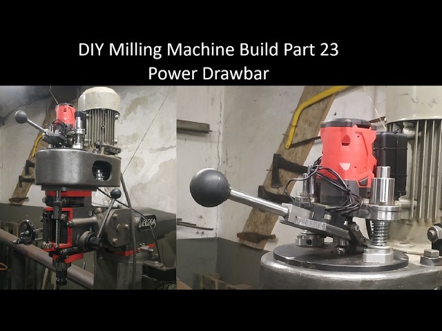 Electric Power Drawbar Build. DIY Milling Machine Build Part 23