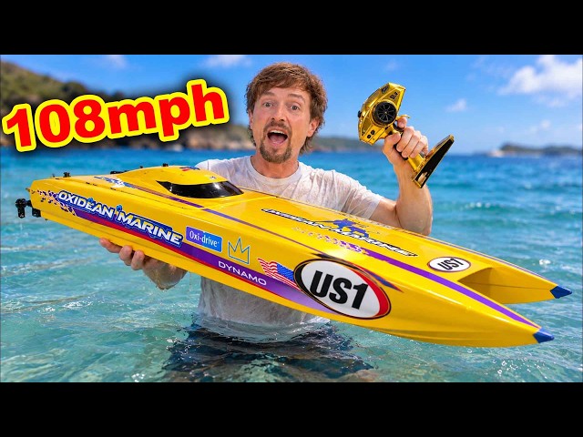 $1 vs $5000 RC Speed Boat!