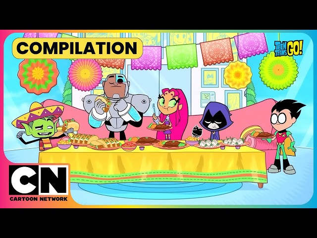 Robin’s Spicy Food Nightmare!🌶️🥵| Food Moments | Teen Titans Go👊| Cartoon For Kids🤩| @cnindia​