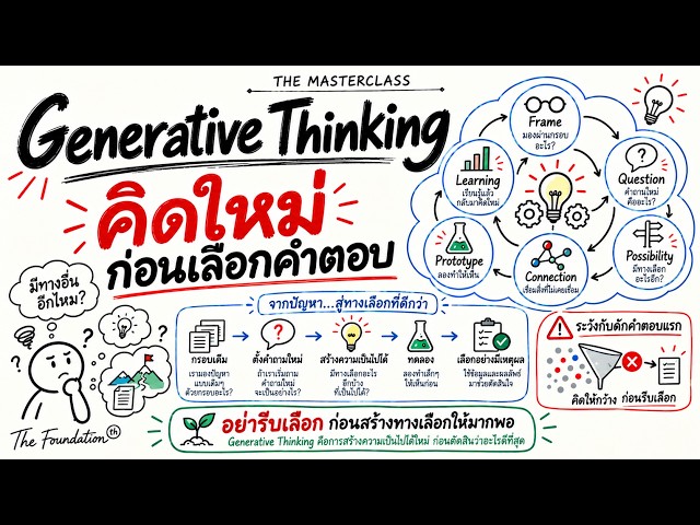 Generative Thinking: How to Find New Alternatives When Old Solutions Fail | The Masterclass