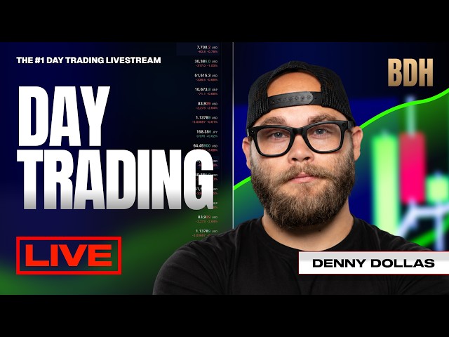 DENNY LIVE! Futures Day Trading at the BDH