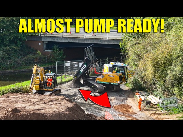 Whitchurch Canal Breach Update, New Works Nearly Complete!