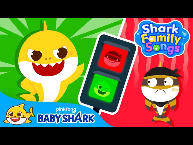 Baby Shark Green Light Red Light Song | Shark Family Songs | Song for Kids | Baby Shark Official