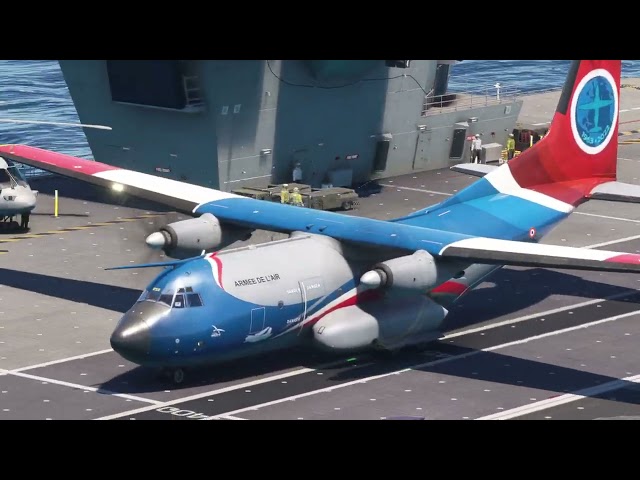 C-160 Transall Farewell Carrier Takeoff! ✈️🔥
